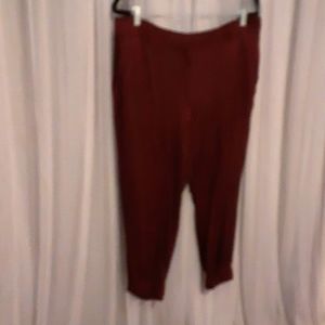 Loft satin cargo pant